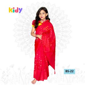 Home BS-22 বেবি রেডি জামদানি লেহেঙ্গা শাড়ি