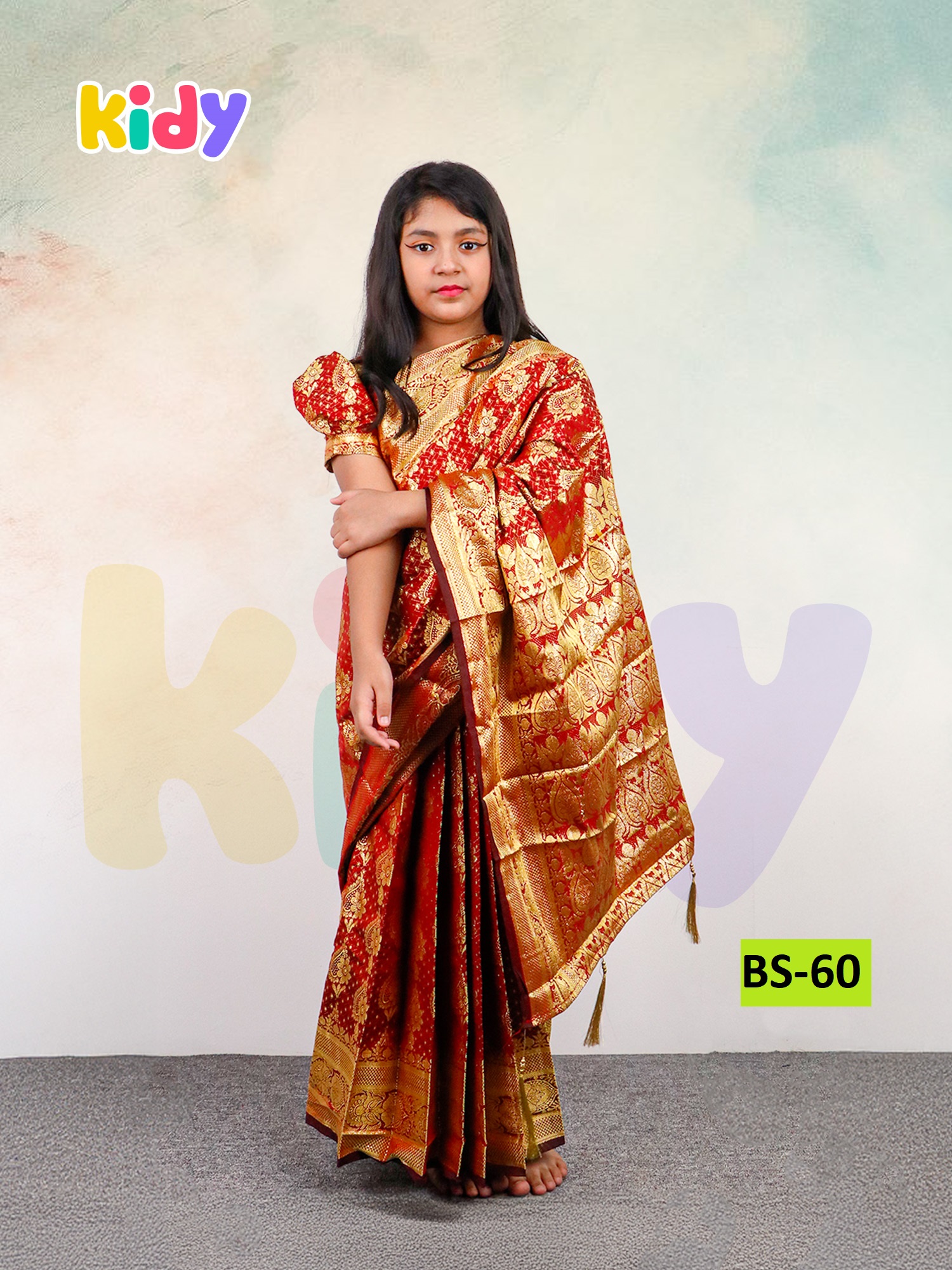 BS-60 বেবি রেডি Jori Katan শাড়ি (Copy)