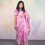 BS-07 বেবি রেডি গোলাপি কাতান শাড়ি